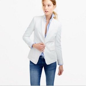 J crew White Linen Blazer